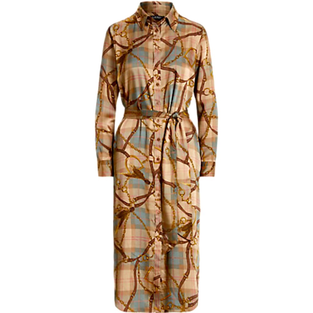 Lovely Ralph Lauren Silky Shirtdress